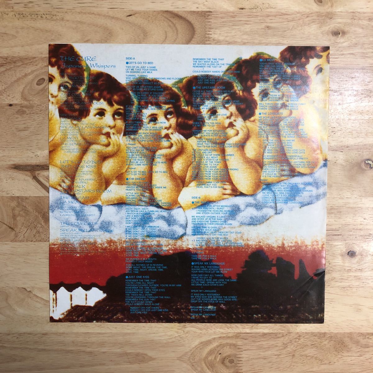 LP THE CURE キュアー/JAPANESE WHISPER 日本人の囁き[帯:解説付き:'82年~'83年「ポップ期」のアルバム未収録曲を編集した日本独自盤]_画像3