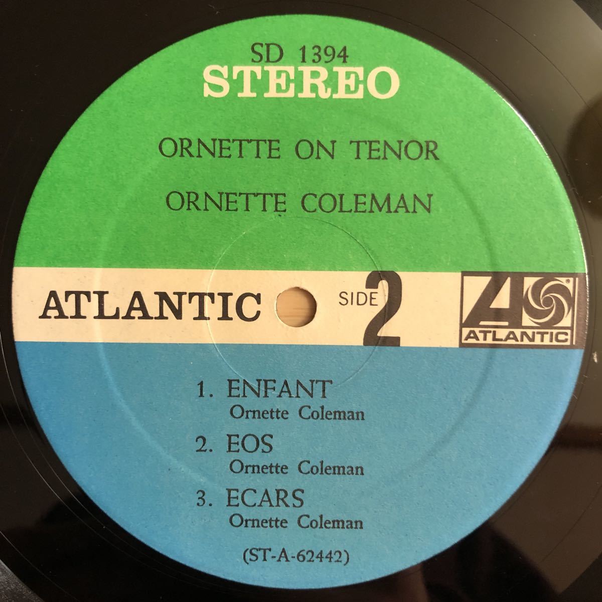 LP 美品 ORNETTE COLEMAN/ORNETTE ON TENOR[US盤:BLUE/GREENファンラベル:CS付き:DON CHERRY(tp)JIMMY GARRISON(b)ED BLACKWELL(dr)]_画像5
