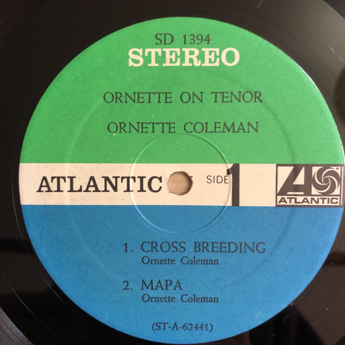 LP 美品 ORNETTE COLEMAN/ORNETTE ON TENOR[US盤:BLUE/GREENファンラベル:CS付き:DON CHERRY(tp)JIMMY GARRISON(b)ED BLACKWELL(dr)]_画像4