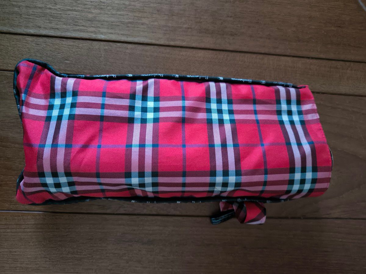 バーバリー BURBERRY 雨傘 折りたたみ傘 赤 チェック 正規品 バーバリー BURBERRY 雨傘 折りたたみ傘 赤 チェック 正規品
