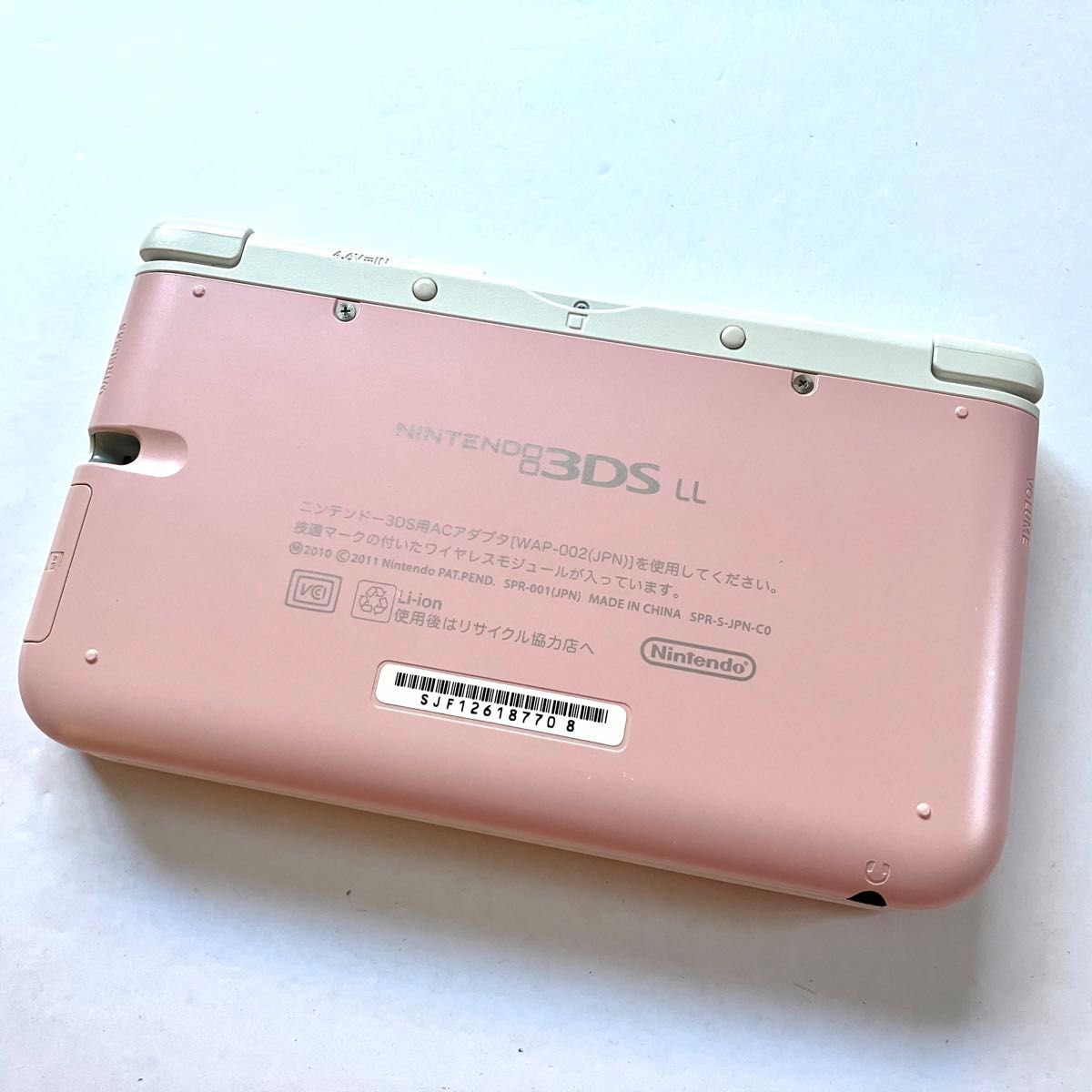 【美品】ニンテンドー3DS LL ピンク×ホワイト 本体 