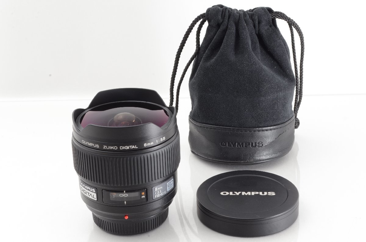 #A743 ★新品級!★OLYMPUS ZUIKO DIGITAL ED 8mm F3.5 Fisheye オリンパス ズイコーデジタル フィッシュアイ 魚眼