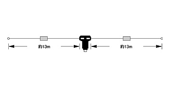 第一電波工業 W735 HF帯(3.5/7MHz) 2バンドダイポールアンテナ ダイヤモンドアンテナ_画像2