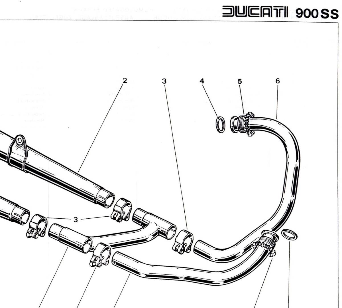 DUCATI ベベルエンジン用 エキゾーストパイプフランジ（リングナット）_画像5