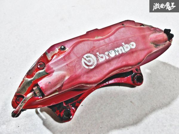 三菱 ミツビシ 純正 brembo ブレンボ CT9A ランサーエボリューション ランエボ 7 8 9 フロント ブレーキ キャリパー 4POT 左右セット 棚J-1の画像6