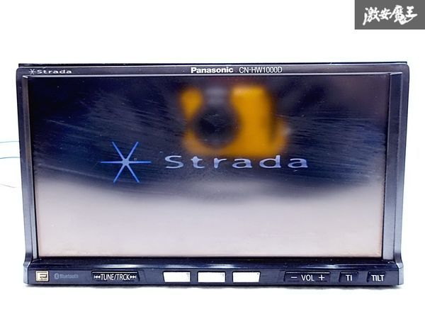 Panasonic パナソニック starada ストラーダ カーナビ CN-HW1000D Bluetooth DVD ナビゲーションシステム 2011年データ フルセグ 棚N-1_画像1