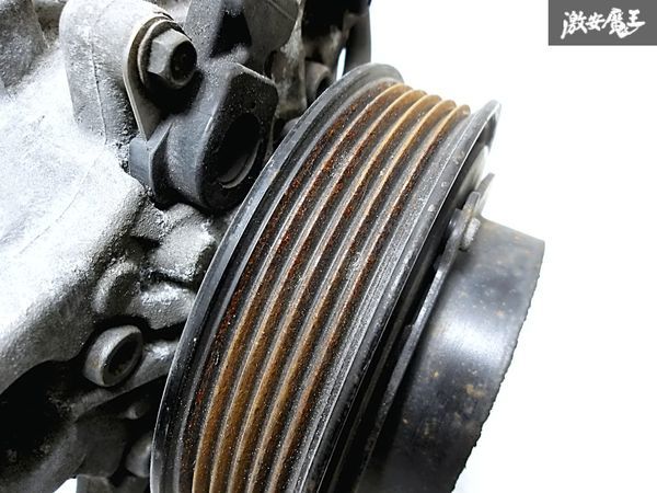 保証付 トヨタ 純正 JZS161 アリスト 2JZ-GTE エアコンコンプレッサー A/Cコンプレッサー 447200-9815 即納 棚J-1_画像2