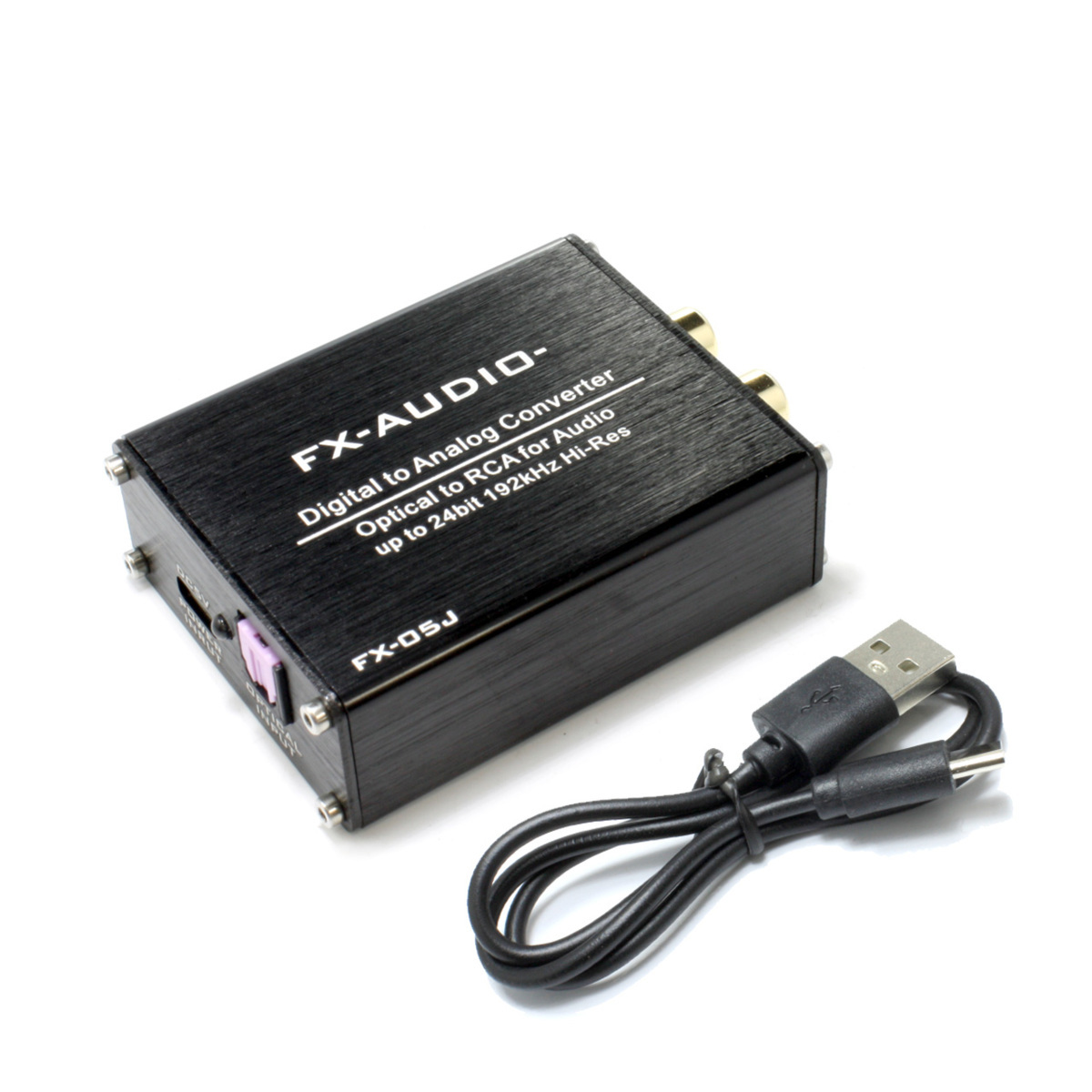 FX-AUDIO- FX-05J 光デジタル入力対応 ハイエンドモバイルオーディオ用DAC ES9018K2M搭載 USB電源駆動 ハイレゾ対応DAC_画像2