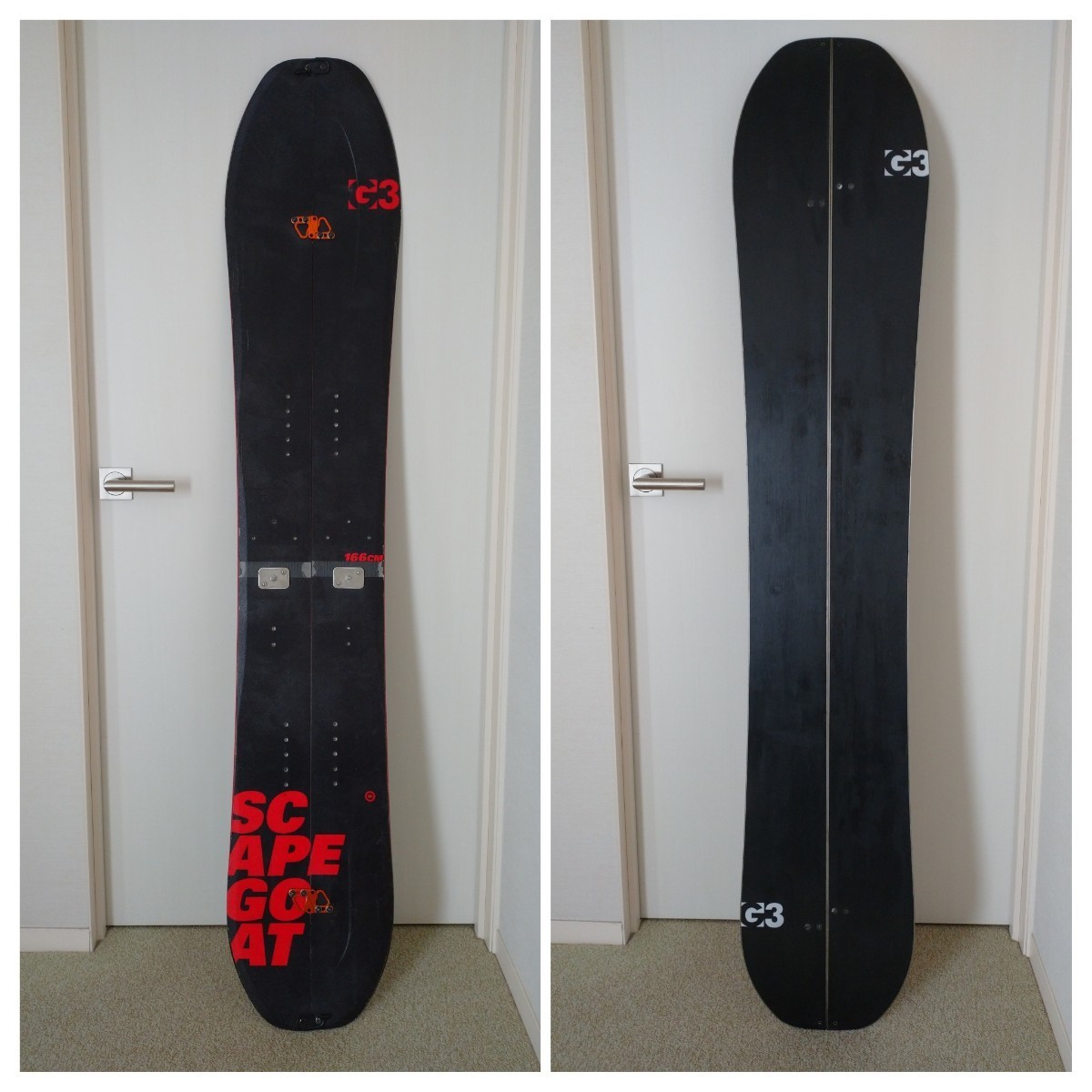 ラッセル最強】G3 スプリットボード/SPLITBOARD SCAPEGOAT 166 ラッセル最強】G3 スプリットボード/SPLITBOARD SCAPEGOAT 166