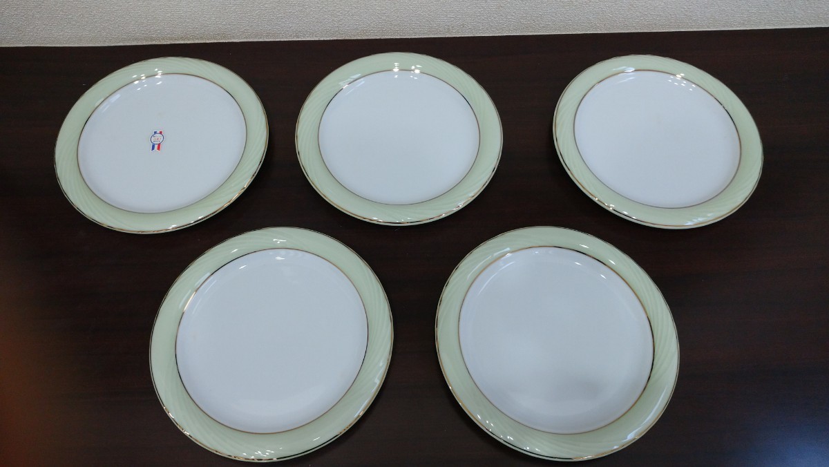陶磁器 洋食器　皿5枚　ボウル5枚　スプーン5本　セット　未使用_画像2