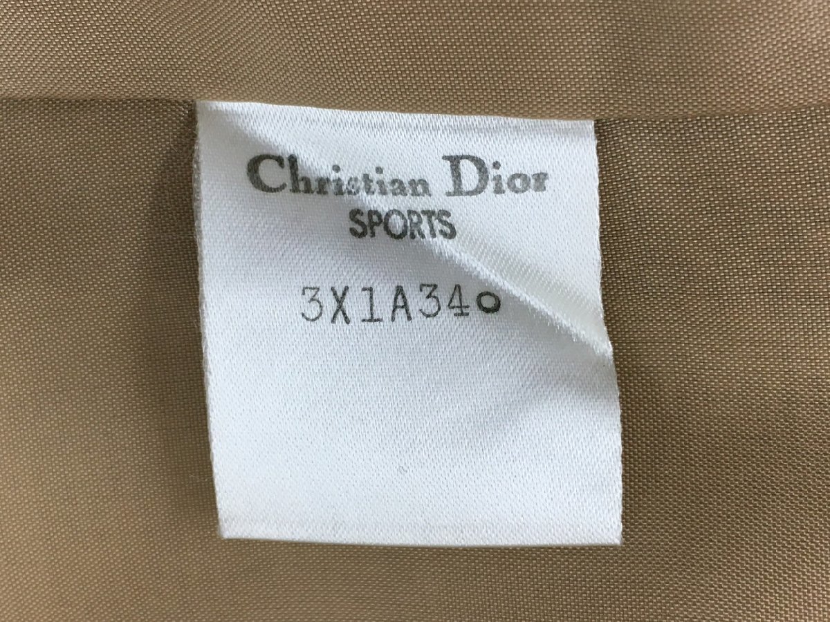 クリスチャンディオール スポーツ Christian Dior SPORTS スカートスーツ M イエロー系 ヘリンボーン 長袖 ウール 裏地キュプラ 2401WR022の画像6