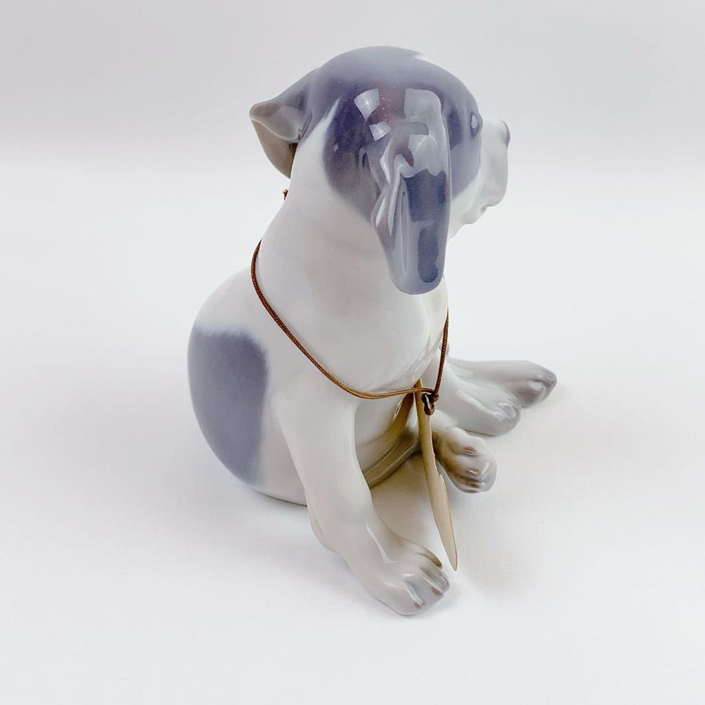 ☆ 美品 ロイヤルコペンハーゲン ROYAL COPEENHAGEN TERRIER テリア 犬 ドッグ フィギュリン 陶器 インテリア コレクション 1996 ☆_画像3