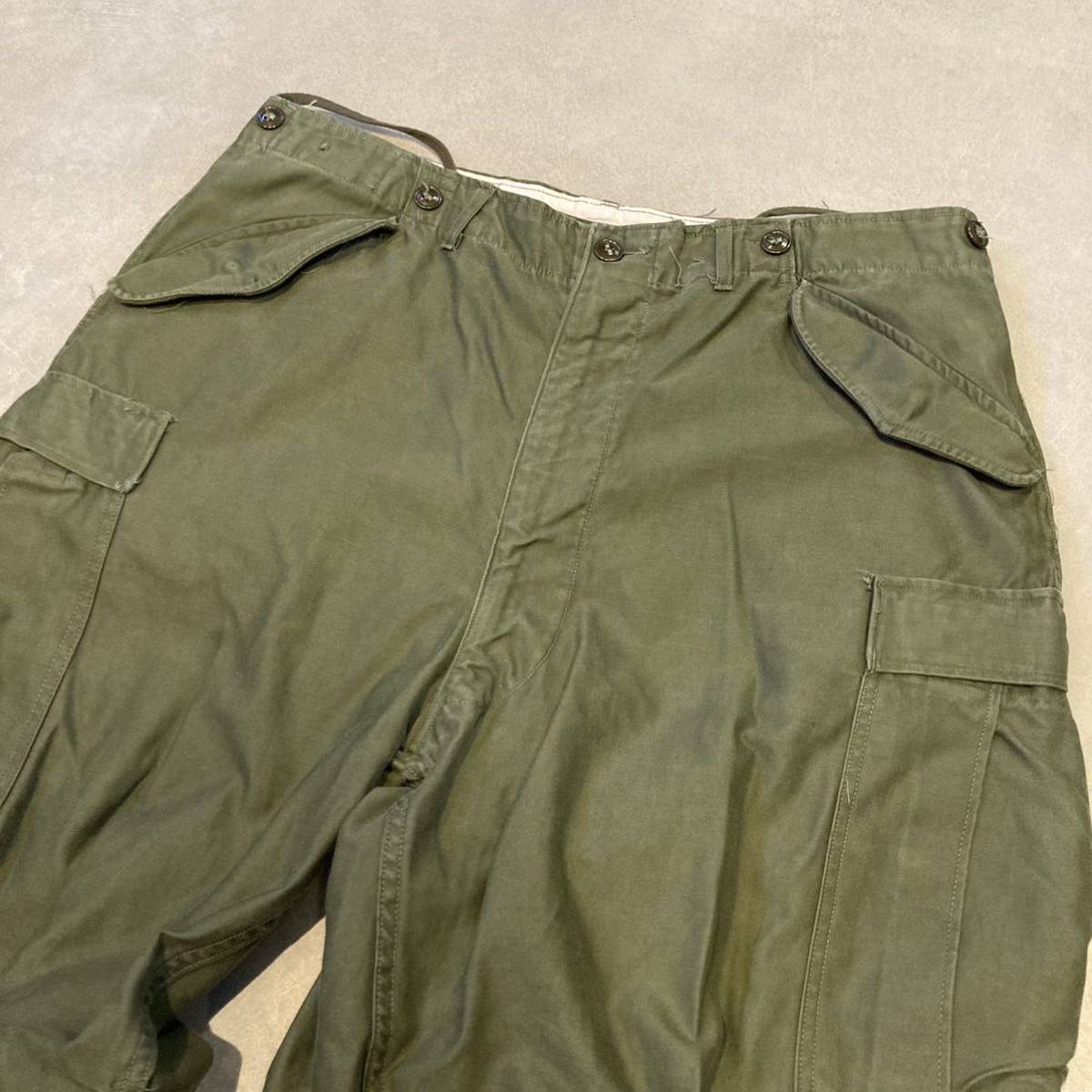 vintage M-51 オリジナル L-R カーゴパンツ ミリタリー 中古 カーゴパンツ ARMY ビンテージ 米軍実物_画像4