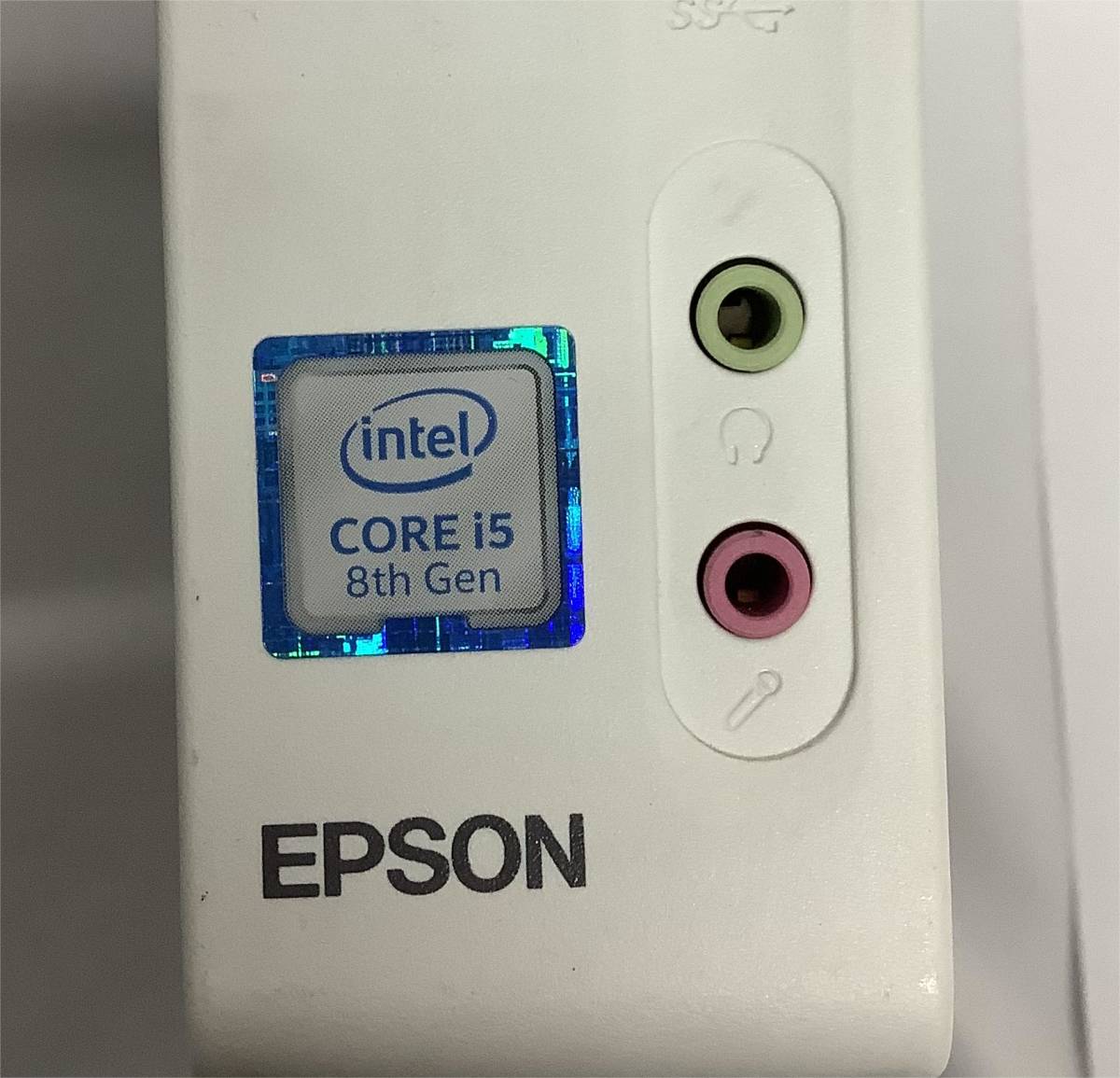 S6011672 EPSON Endeavor ST190E 1点※CORE i5第8世代のcpu搭載できる機種【通電反応有、本体のみ】_画像8