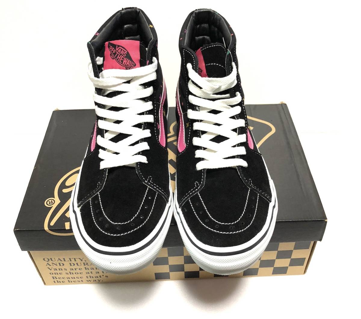 X-GIRL×VANS X-girl collaboration sneakers SK8-HI new goods US10 28cm star pattern complete sale goods ske high skateboard ske shoe Vans Van z