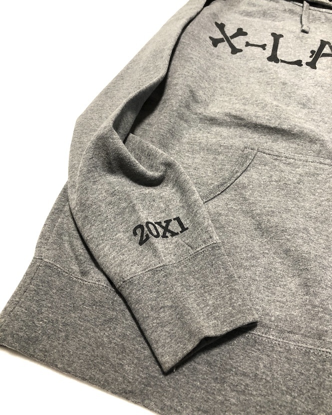 XLARGE × SSUR XLarge collaboration Zip Parker M limitation embroidery Logo gray 