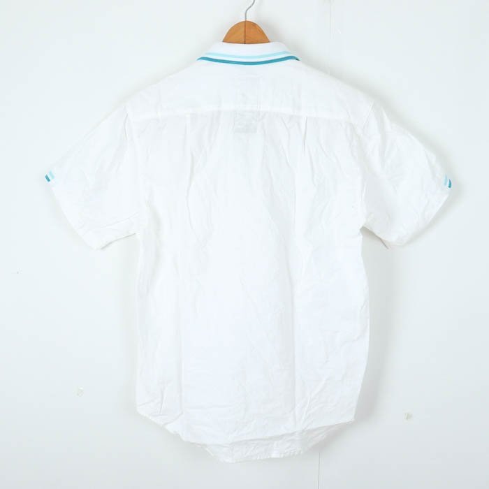 ビラボン 半袖シャツ 胸ポケット スポーツウエア メンズ Lサイズ ホワイト BILLABONG_画像2