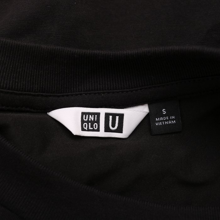 ユニクロ 半袖Tシャツ ユニクロユー エアリズム レディース Sサイズ ブラック UNIQLO_画像3