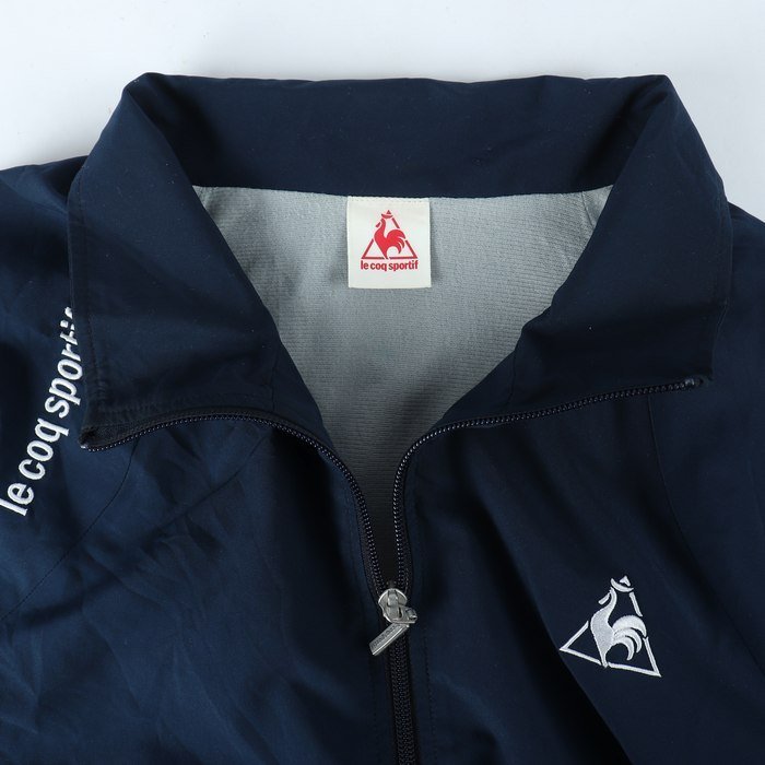 ルコックスポルティフ ナイロンジャケット ウィンドブレーカー アウター 大きいサイズ メンズ Oサイズ ネイビー le coq sportif_画像4