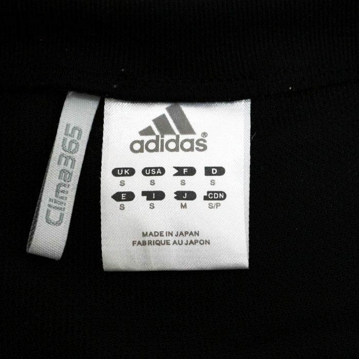 アディダス 長袖スウェット スエット トレーナー スポーツウエア 日本製 メンズ Mサイズ ブラック×グレー×レッド adidas_画像3
