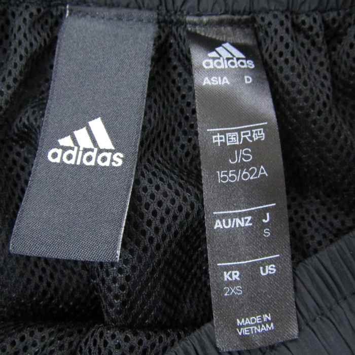 アディダス ロングパンツ ウィンドブレーカー スポーツウエア レディース Sサイズ ブラック adidas_画像3