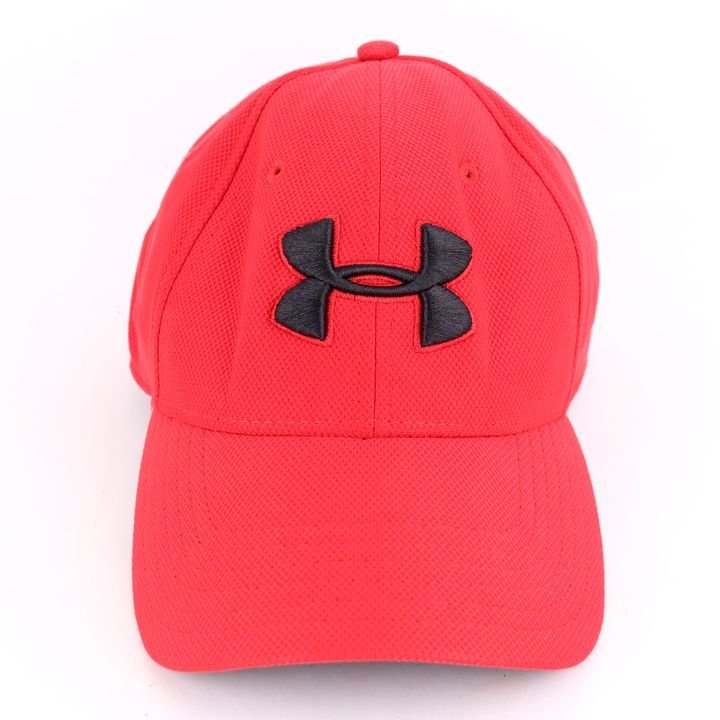 アンダーアーマー キャップ ロゴ スポーツキャップ ブランド 帽子 メンズ L/XLサイズ レッド UNDER ARMOUR_画像2