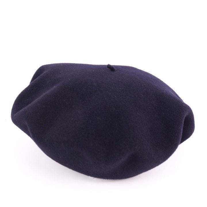 ロレール ベレー帽 BASQUE AUTHENTIQUE ウール フランス製 ブランド 帽子 レディース メンズ 56サイズ ネイビー LAULHERE