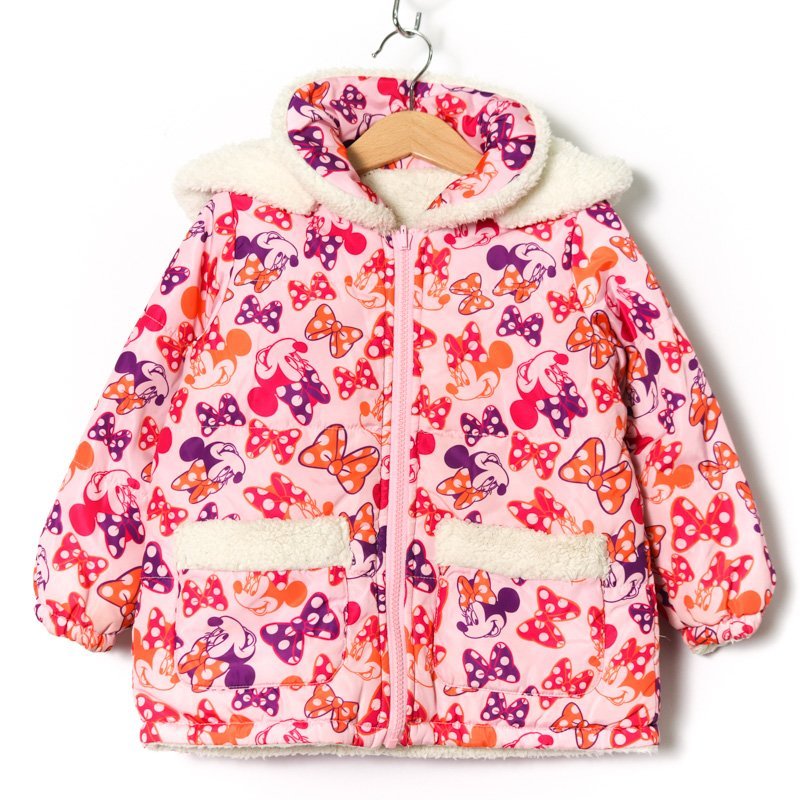  Disney nylon jacket reversible jumper outer Minnie Mouse Kids for girl 110 size pink Disney