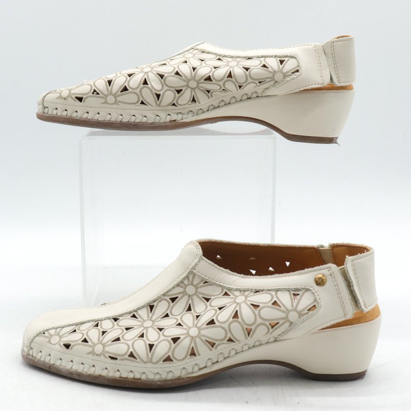 ピコリノス サンダル ストラップ 靴 シューズ 白 レディース 37サイズ ホワイト PIKOLINOS