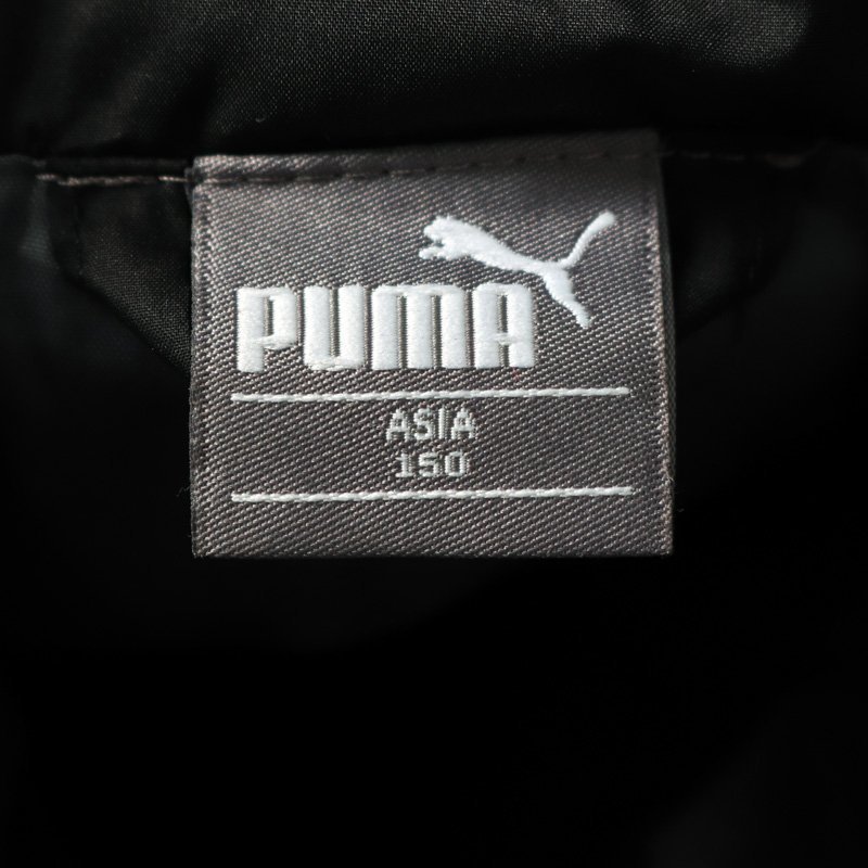 プーマ ナイロンジャケット 中綿入りジャンパー アウター キッズ 男の子用 150サイズ ブラック PUMA_画像3