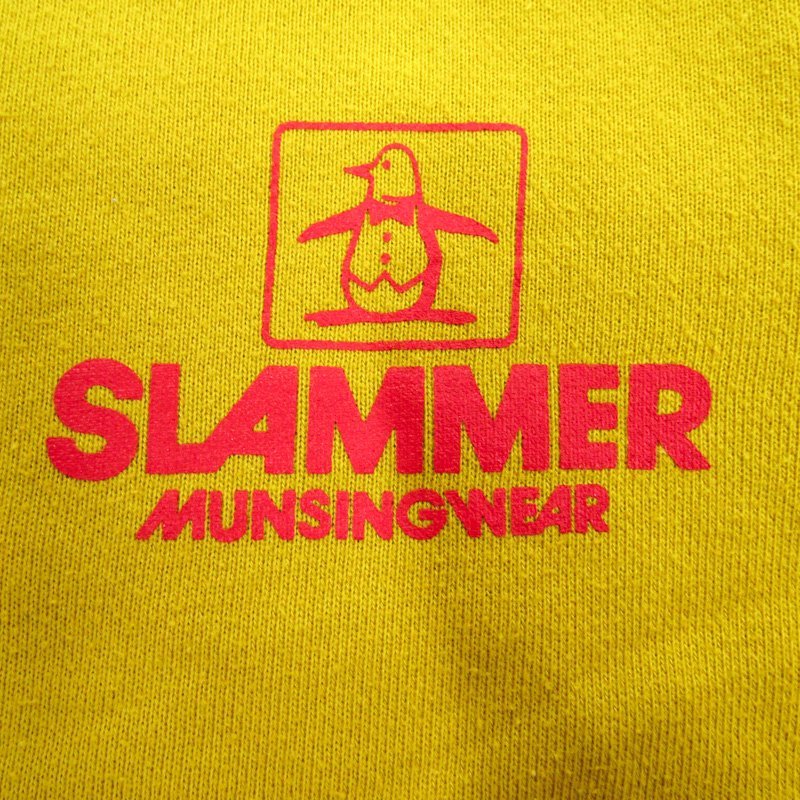 マンシングウェア 長袖スウェット スエット トレーナー SLAMMER キッズ 男の子用 110サイズ イエロー Munsing wear_画像6