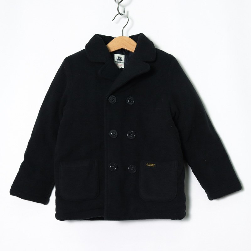 ma The way z pea coat with cotton outer unused goods Kids for boy 120 size black motherways