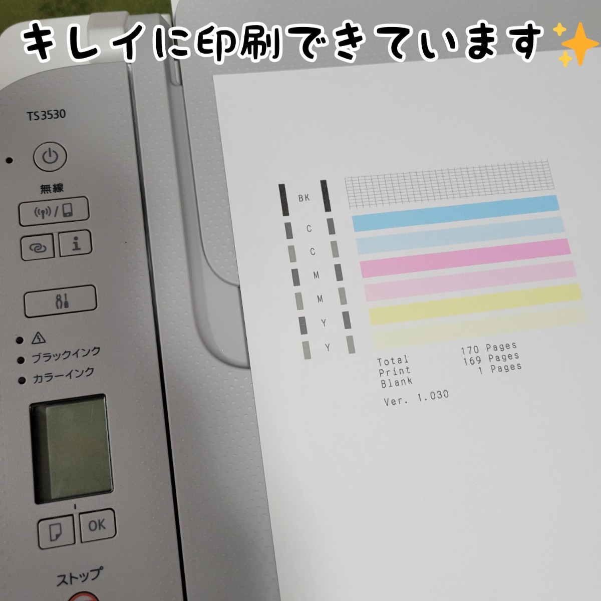ほぼ未使用】 Canon キヤノン PIXUS TS3530 インクジェット ほぼ未使用】 Canon キヤノン PIXUS TS3530 インクジェット