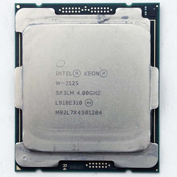 在庫2：動作確認済 4C/8T Intel Xeon W-2125 4.0GHz(TB:最大4.5GHz) LGA2066 Windows 11 対応_画像1