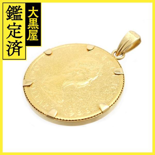 JEWELRY　貴金属・宝石　トップ　金貨　コイン　K24/K18　ゴールド　エリザベス　1/4OZ　（2120500175751）【200】_画像4