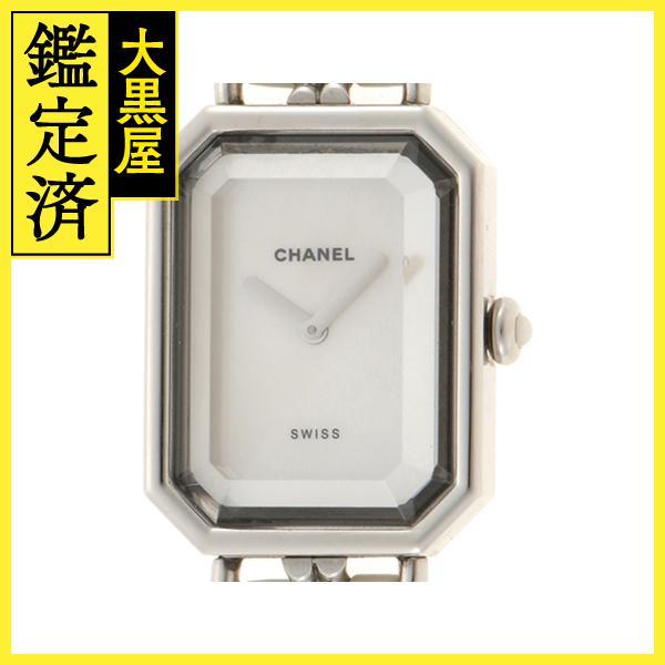 CHANEL シャネル 腕時計 プルミエールL H1639 ステンレス/革 シェル文字盤 Lサイズ クオーツ【472】SJ_画像1