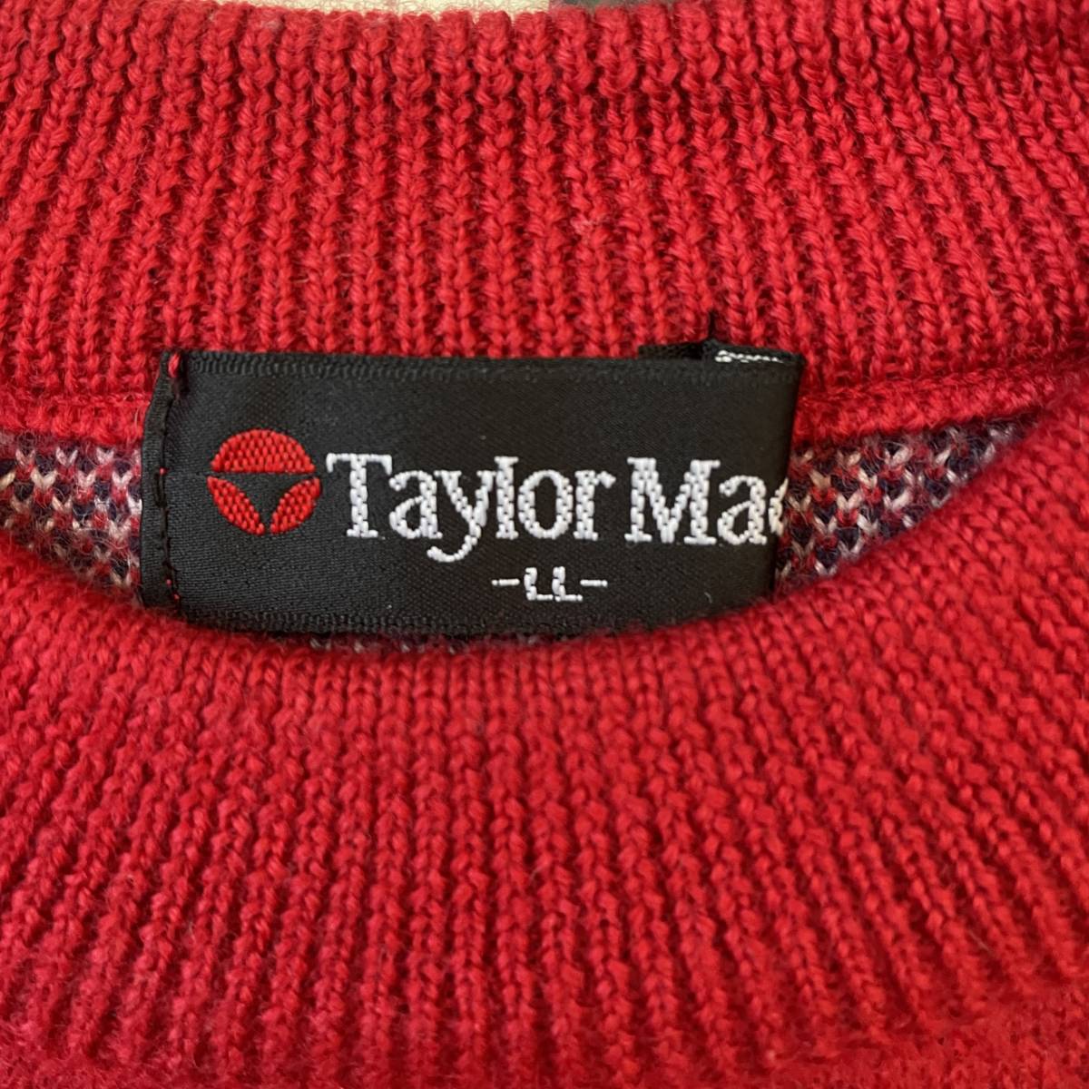Taylor Made テーラーメイド　ゴルフ　丸首セーター　サイズLL　Y5078　レターパックプラス_画像3