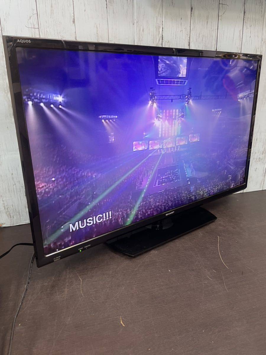 w楽A☆SHARP AQUOS 液晶カラーテレビ LC-32H30 シャープ 32型 動作品 リモコン付き_画像1