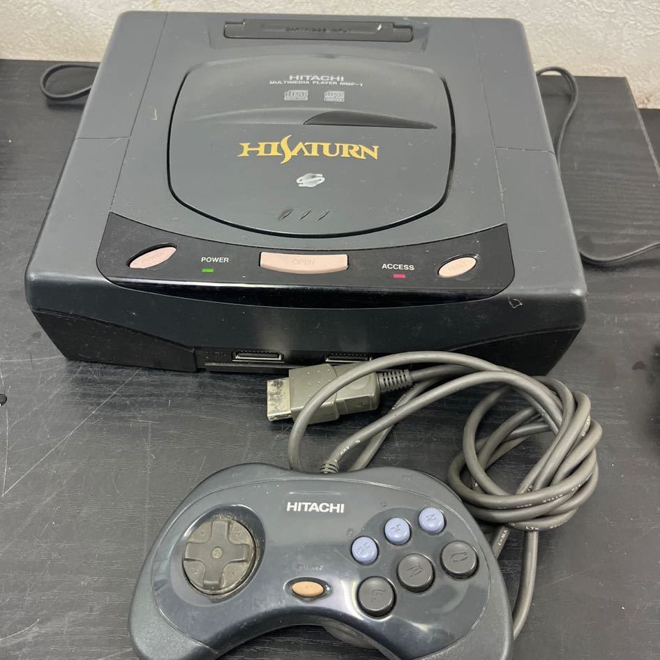 ●c203 希少 日立　HITACHI　セガサターン　HISATURN　ハイサターン　MMP-1-2　本体　SEGA　ゲーム 通電確認のみ_画像1