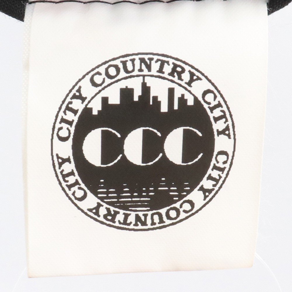 CITY COUNTRY CITY EMBROIDERED LOGO CAP キャップ ブラック Fサイズ CCC-231G001 シティカントリーシティ ロゴの画像6