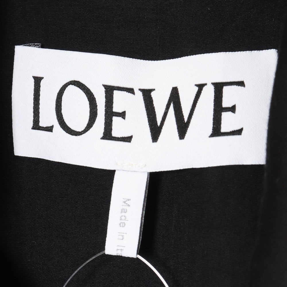 未使用 LOEWE DOUBLE PARKA サイズ48 ブラック H526Y01WAS ロエベ フーデッドパーカー ダブル_画像6