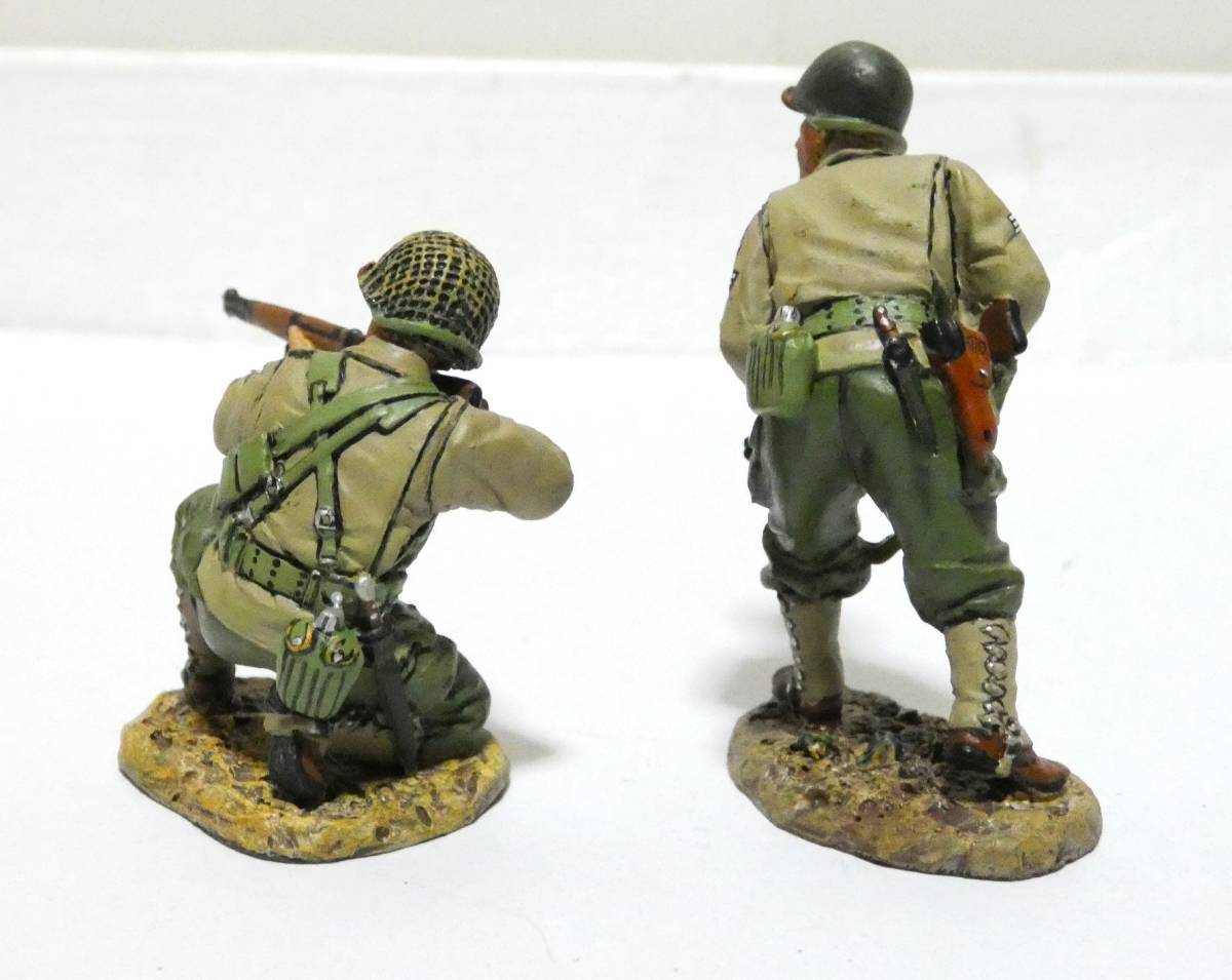 5464T/レア・希少★King & Country D.Day’44 soldier infantry WORLD WAR II ？兵士 軍人 まとめて9体他セット/メタルフィギュア_画像5