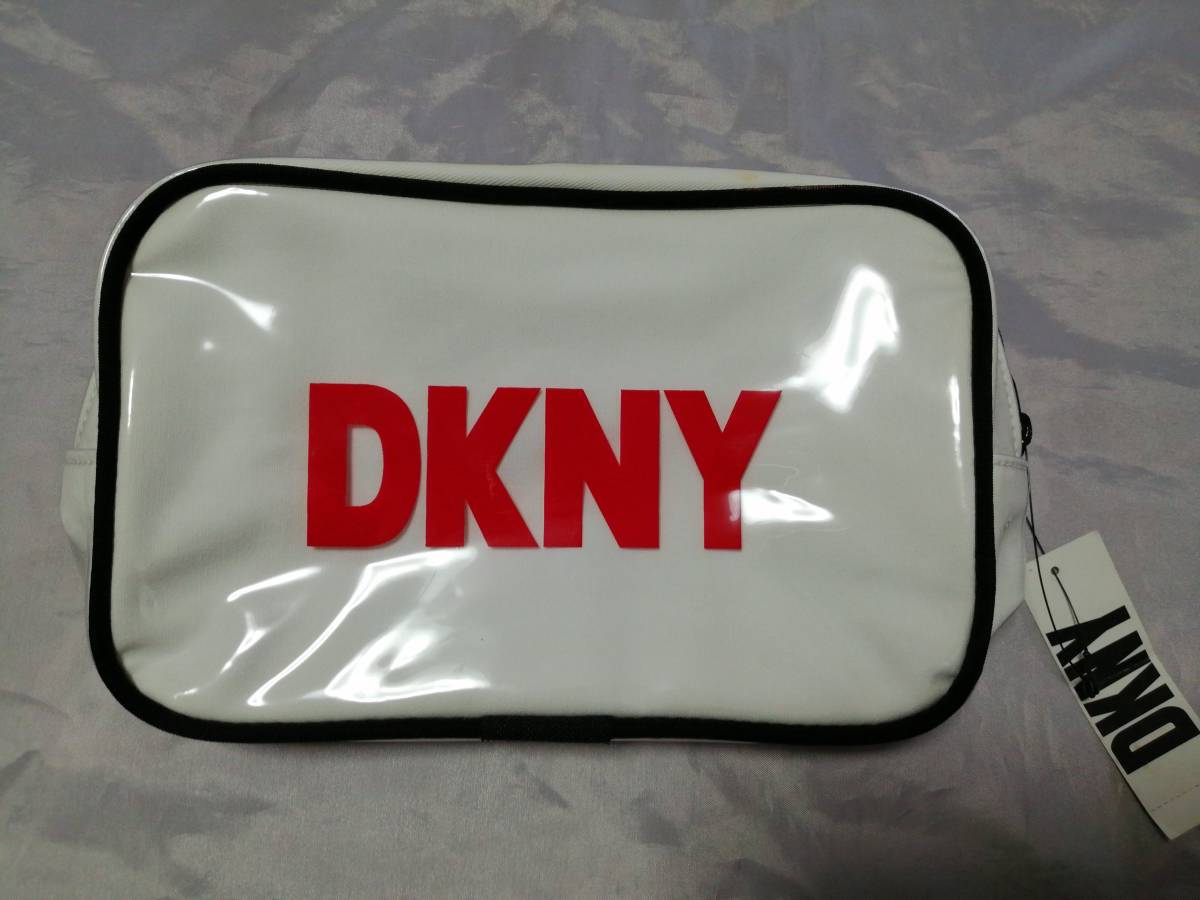 DKNY ダナキャランニューヨーク☆ポーチ USA製 タグ付き未使用品_画像2