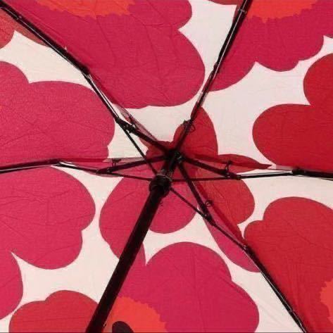 { Marimekko marimekko| не использовался }PIENI UNIKKO MINI MANUAALI| складной зонт umbrella |038654 001|WHITE/RED|MR002207