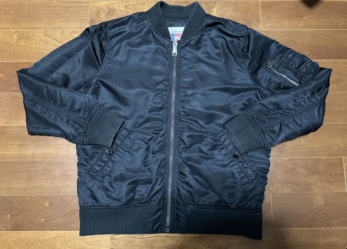 Supreme Blood Chit Reversible MA-1 Jacket Black Mサイズ ブラッド チット ボンバー フライト ジャケット シュプリーム 14SS_画像6