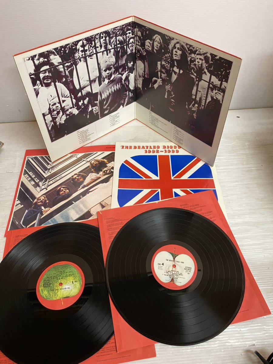 LP レコード　The Beatles ザ・ビートルズ 1962～1966 1967～1970 青　赤_画像5