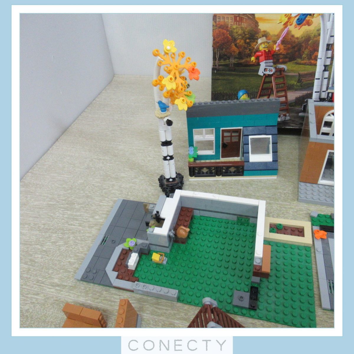 レゴ クリエイター エキスパート 10270 街の本屋さん 街シリーズ LEGO 組立済 現状品【V1【SX_画像2