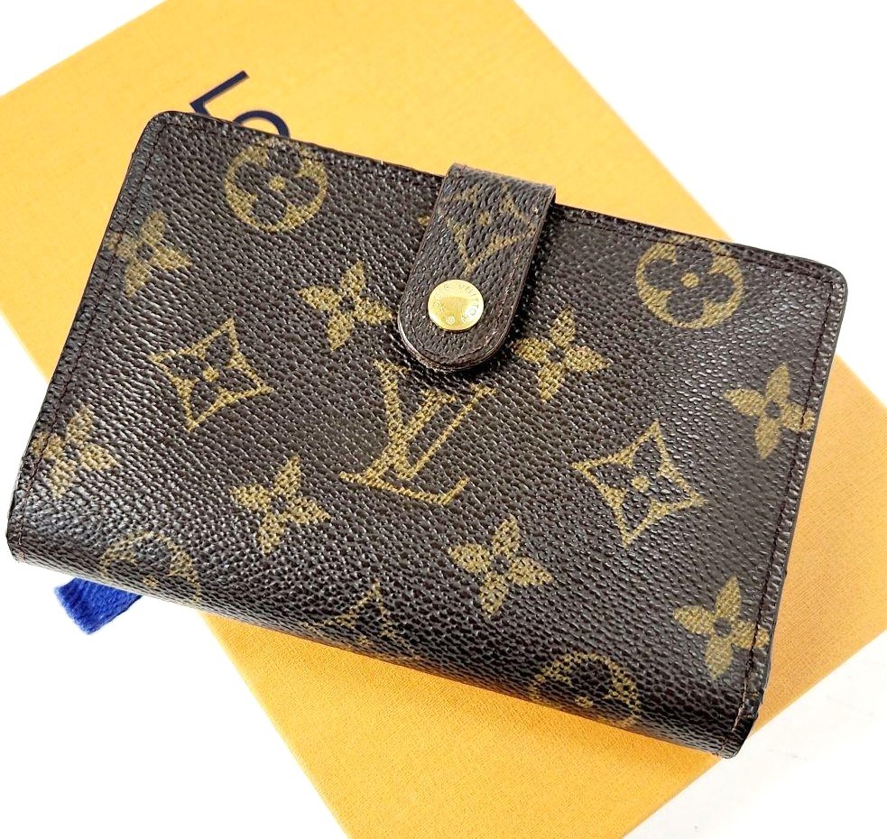 LOUIS VUITTON ルイヴィトン モノグラム がま口 財布 ポルトフォイユ ヴィエノワ M61663 【送料無料】