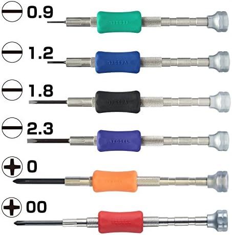  精密ドライバー6本セット +0,+00,-0.9,-1.2,-1.8,-2.3 TD-56_画像3