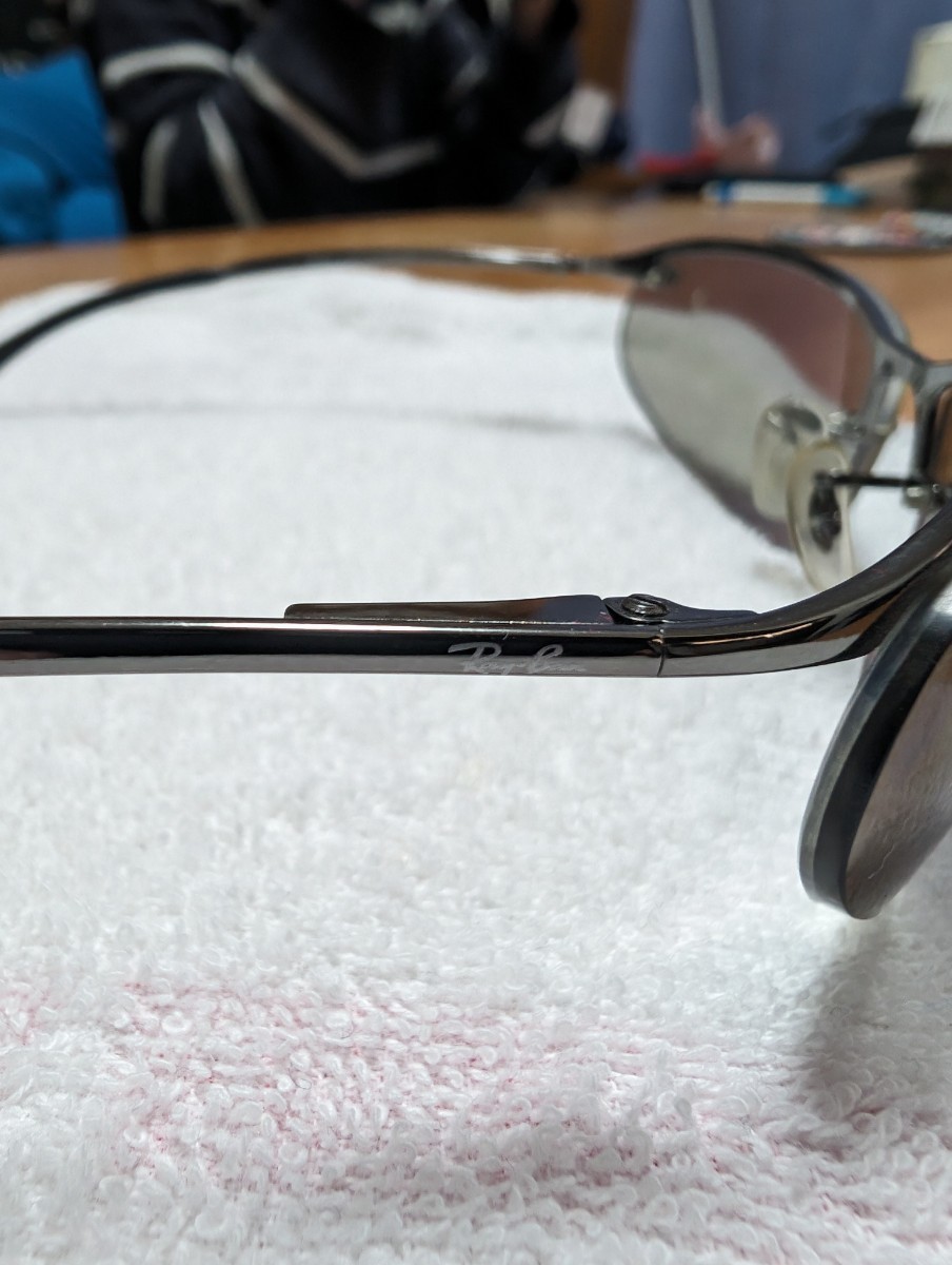 Ray-Ban レイバン 偏光サングラス Kodak偏光レンズ　　　　ブルーミラー コダックレンズ RB3196 004/7C 63□15 125 検）TALEX _画像5